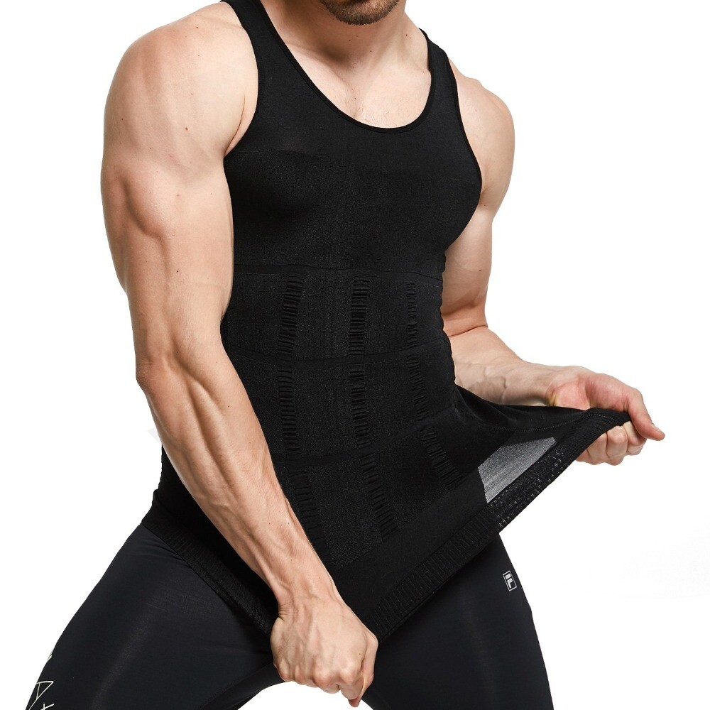 FAJAS PARA HOMBRES FAJA REDUCTORA DE HOMBRE MEN BODY SHAPER ABDOMEN CONTROL VEST gallery