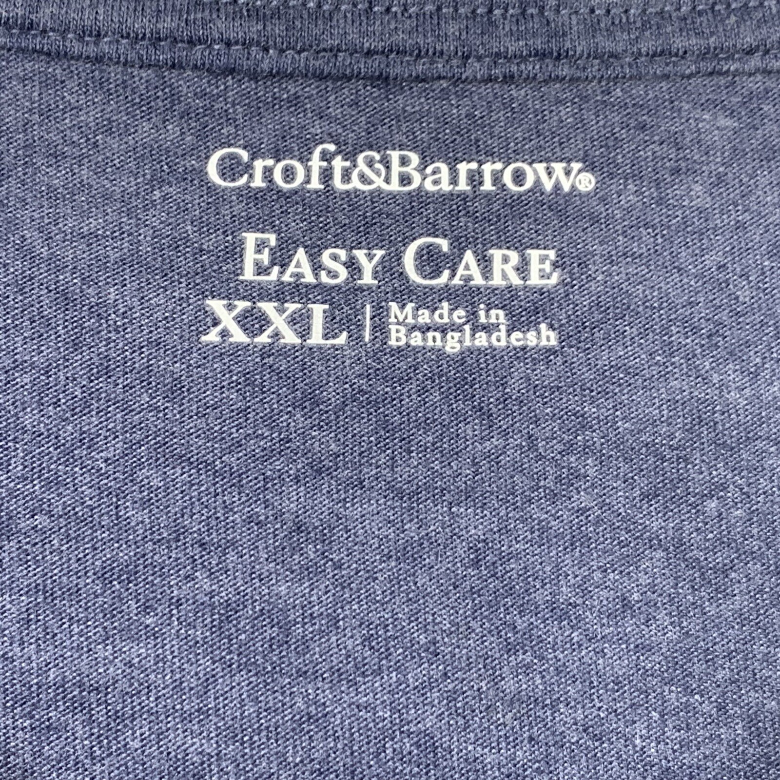 Croft & Barrow Easy Care Henley Long Sleeve Knit Top Men XXL Blue gallery