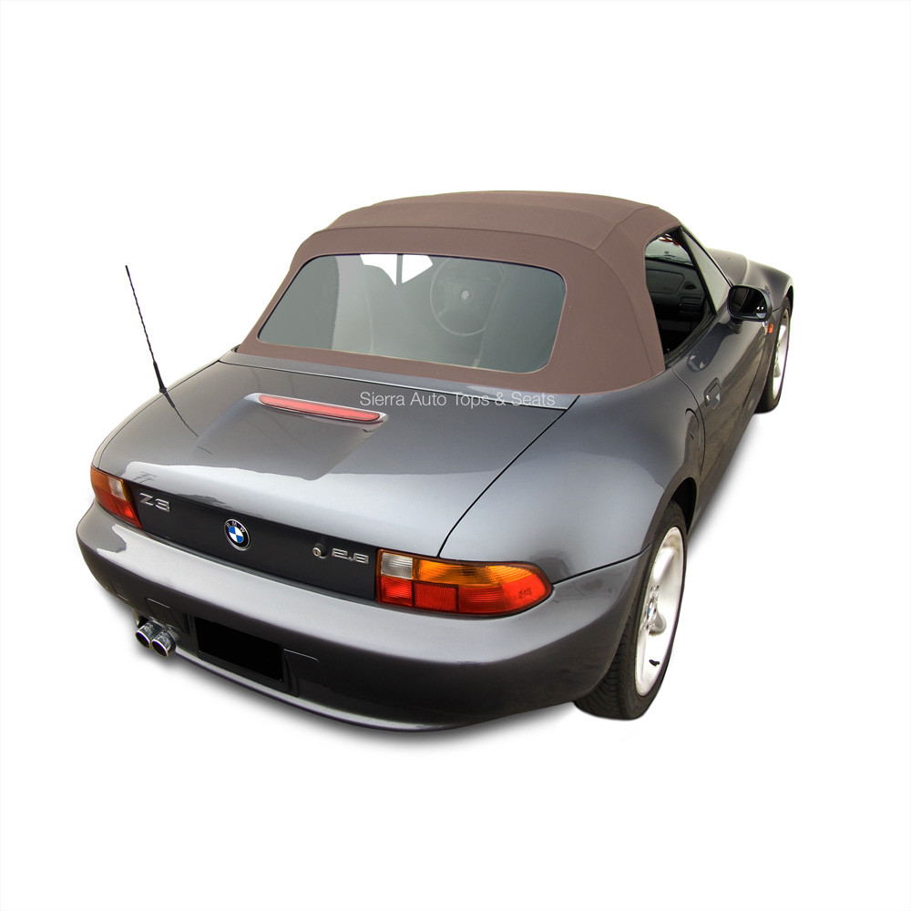 BMW E37 Z3 Convertible Top in Beige Twill Cloth with Plastic Window