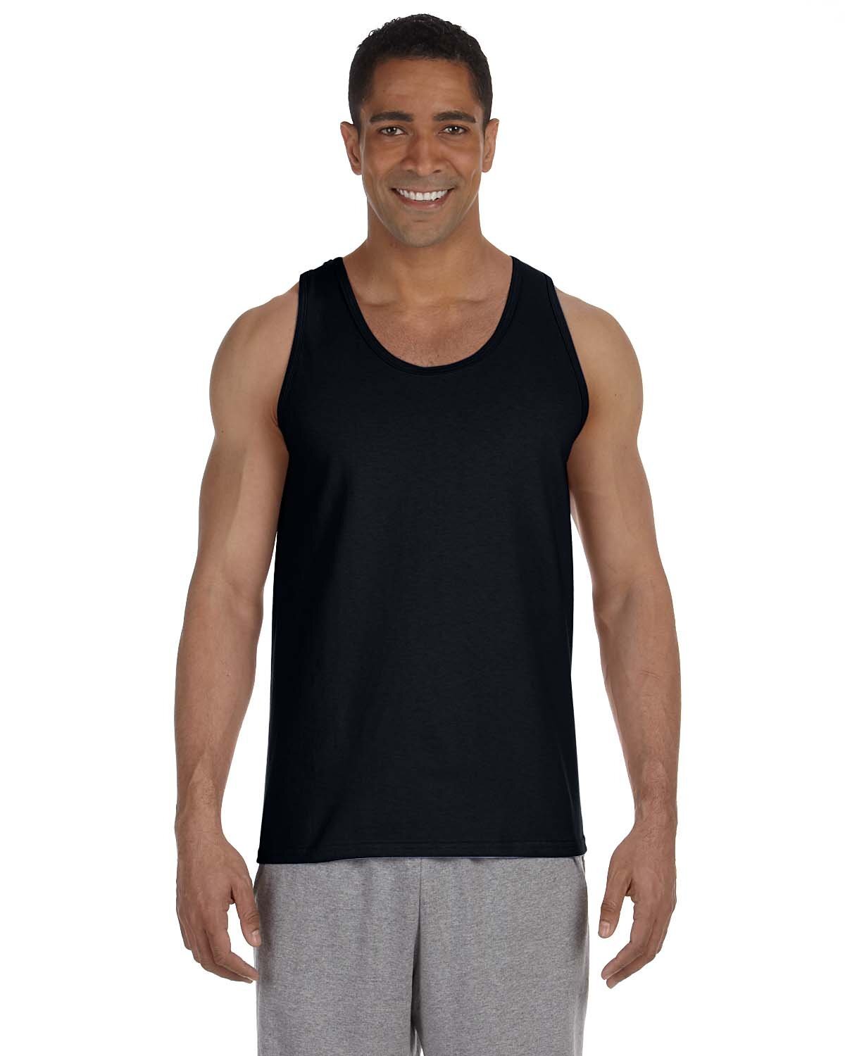 5 Pack Of Gildan G220 Adult Ultra Cotton Sleeveless Round Neck Stylish Tank Top gallery