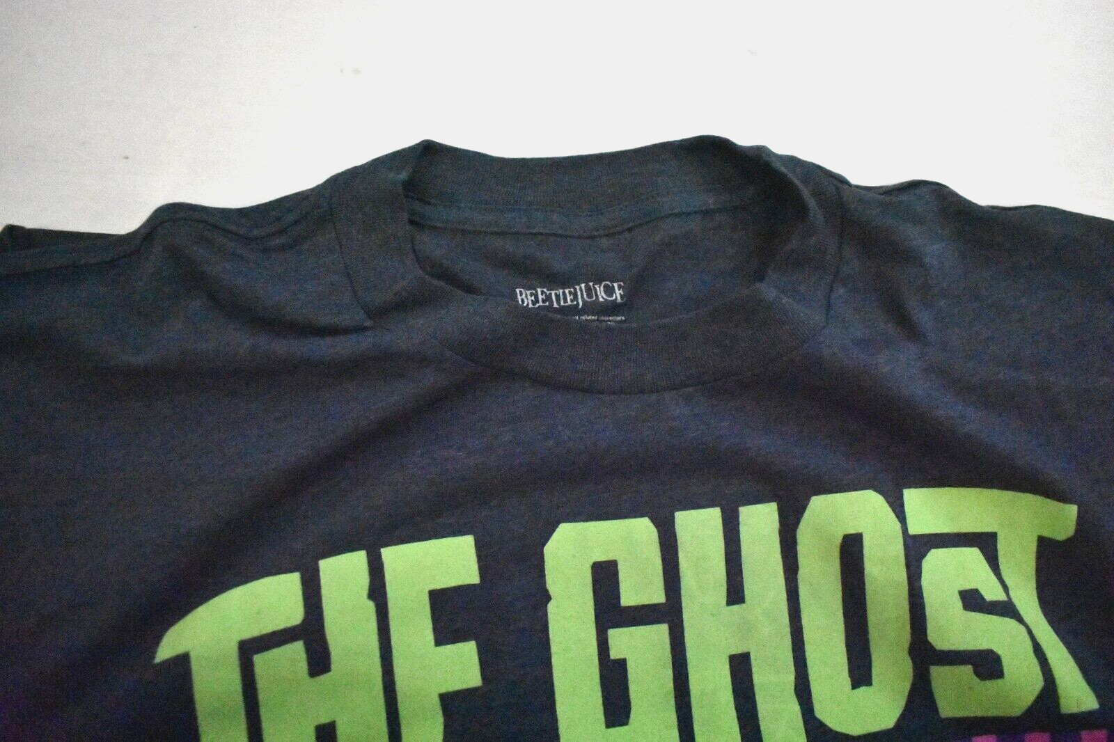 Beetlejuice Mens Big & Tall The Ghost With The Most Shirt New LT-5XLT gallery