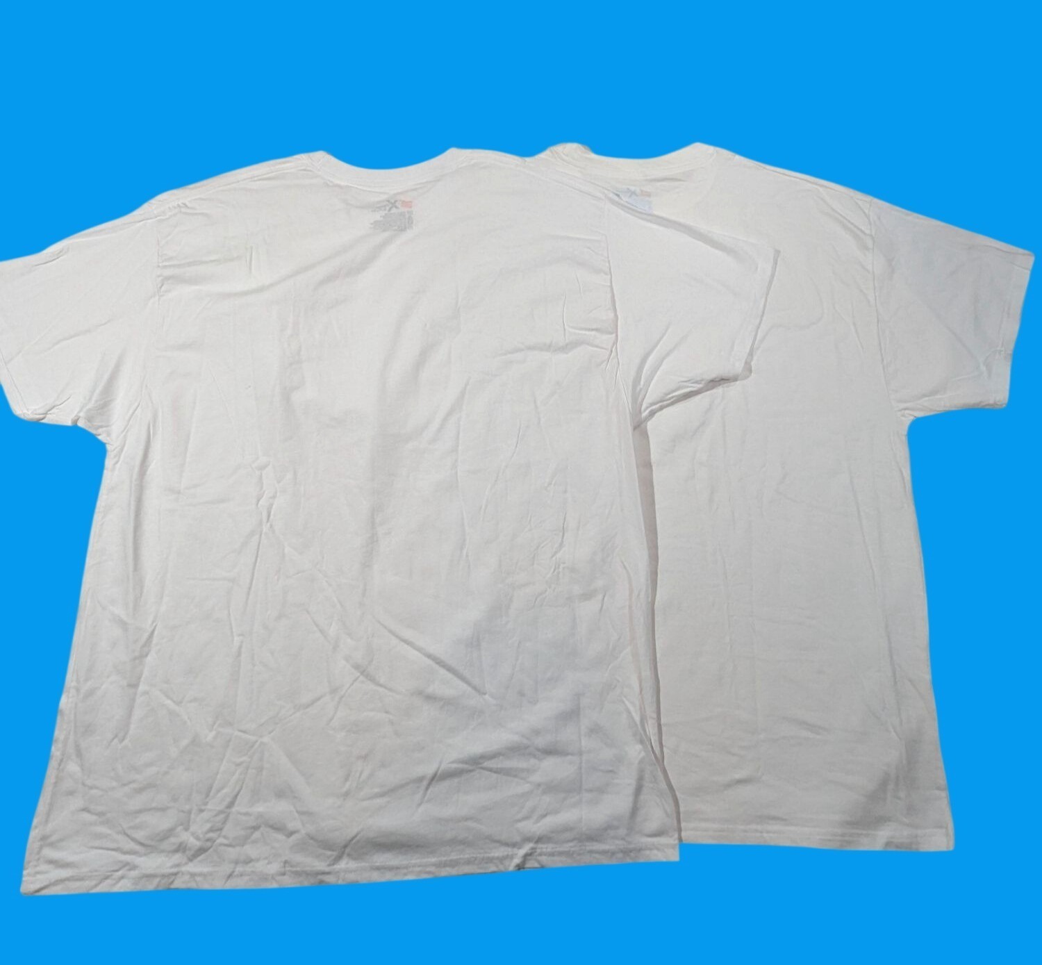 Hanes X-Temp White Crewneck T-Shirts XL 95% Cotton 5% Spandex Pack Of 2 NWOT gallery