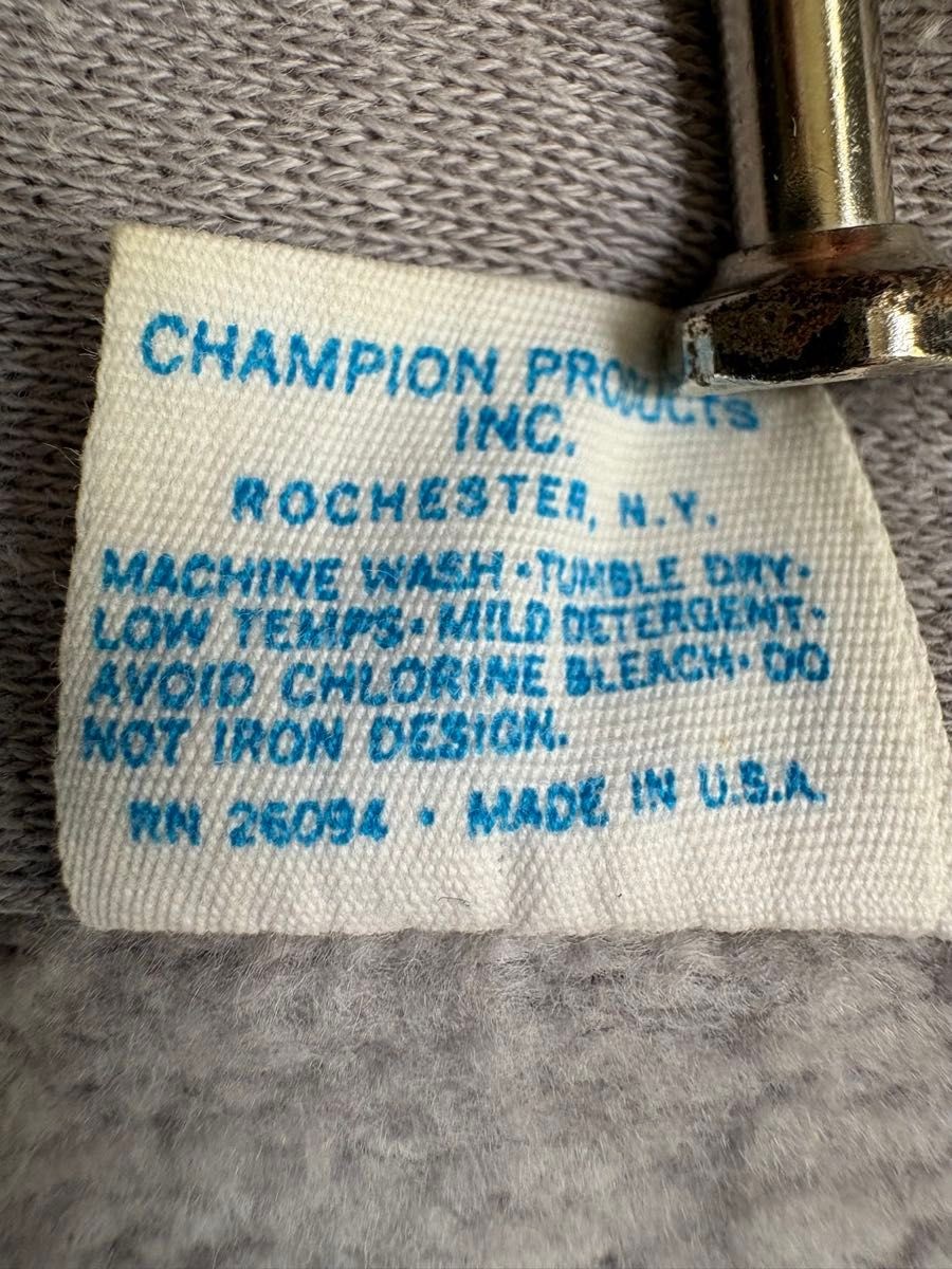 Vintage Late 70s Champion Blue Bar Tag Collared Short Sleeve Sweatshirt NDSU M gallery