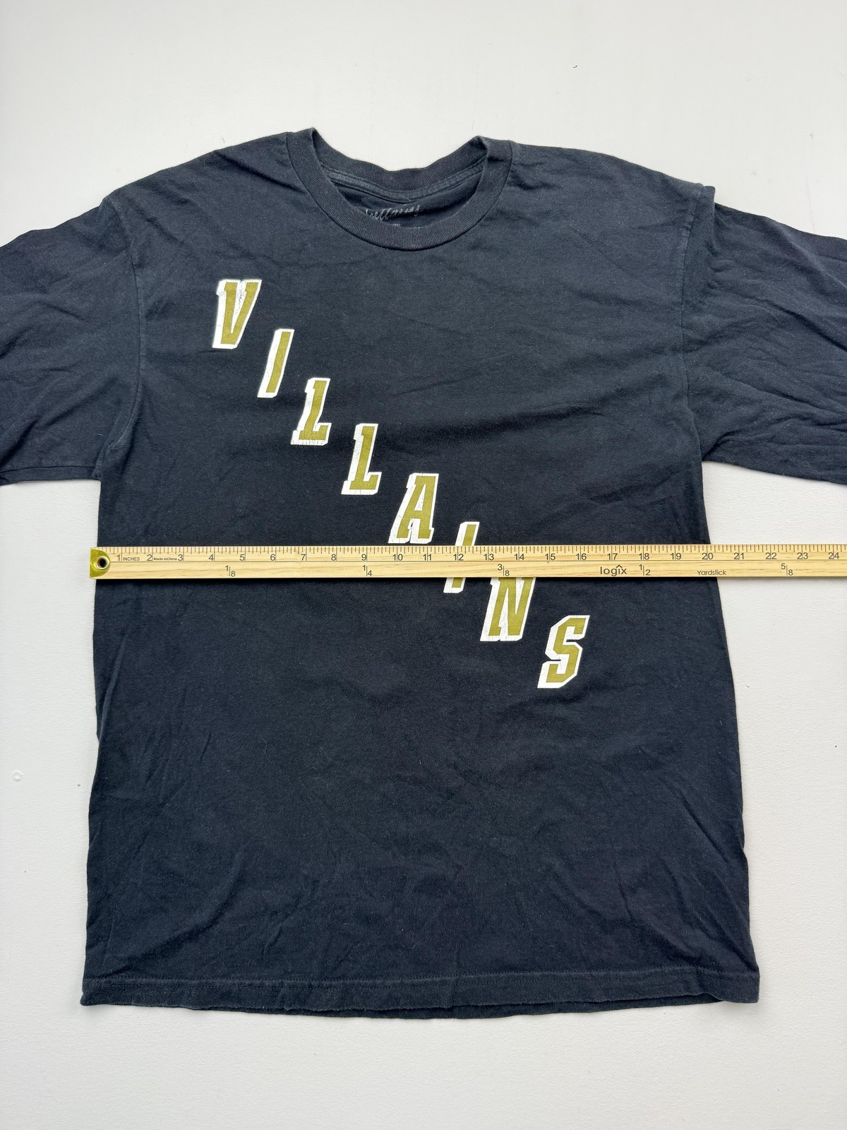 Villains Shirt Mens Large Black Cinco 05 Long Sleeve Graphic Tee Streetwear gallery