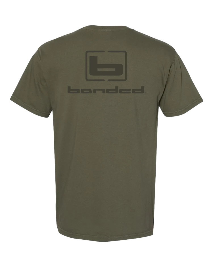 Banded Signature Logo Tee – Soft 50/50 Cotton Poly, Classic Fit gallery