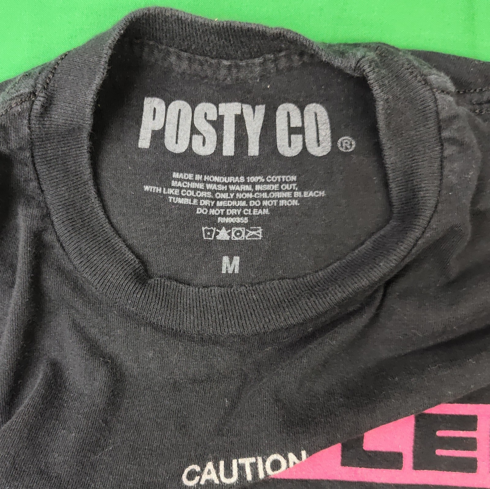 Posty Co Men's Size Medium Black Post Malone Tyla Yaweh Graphic Cotton T-Shirt gallery
