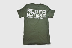 Roger Waters This Is Not A Drill Tour Pig Graphic Adult Green Shirt New S, XL