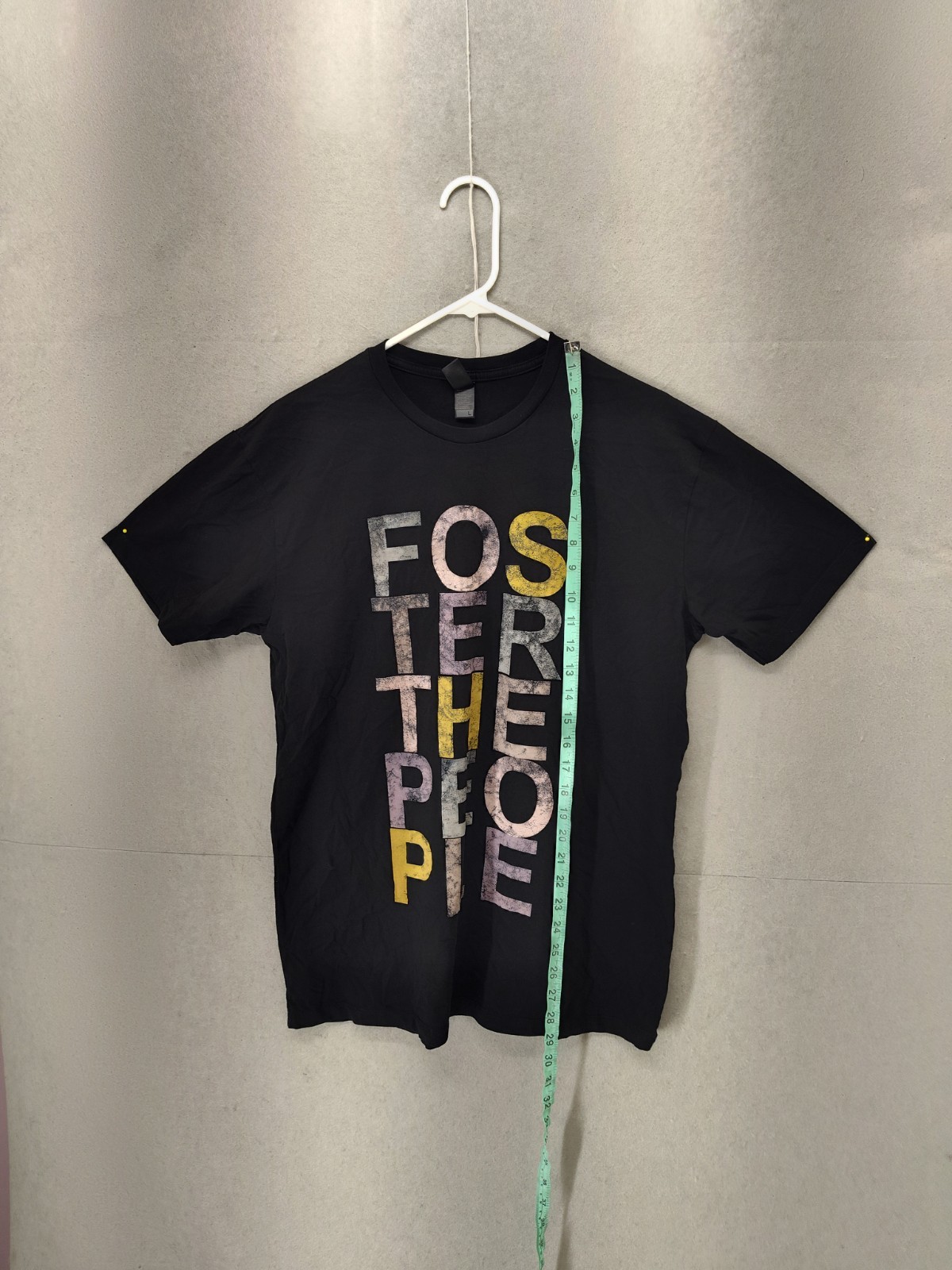 As Colour Men Shirt Large Black Print 100% Cotton Short Sleeve Regular Fit Tee gallery