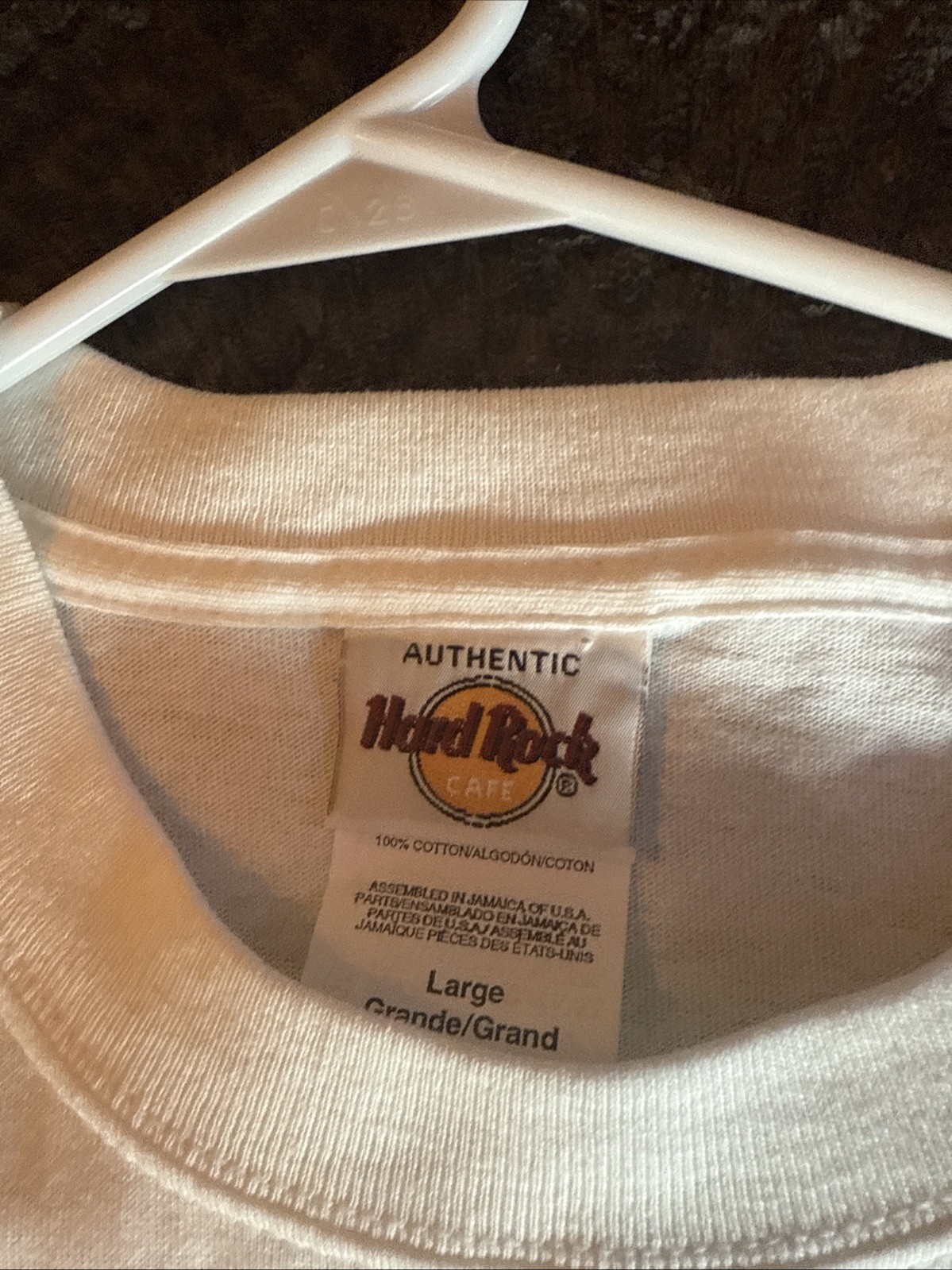 Vintage Hard Rock Cafe T Shirt Mens Large White San Francisco USA EUC gallery