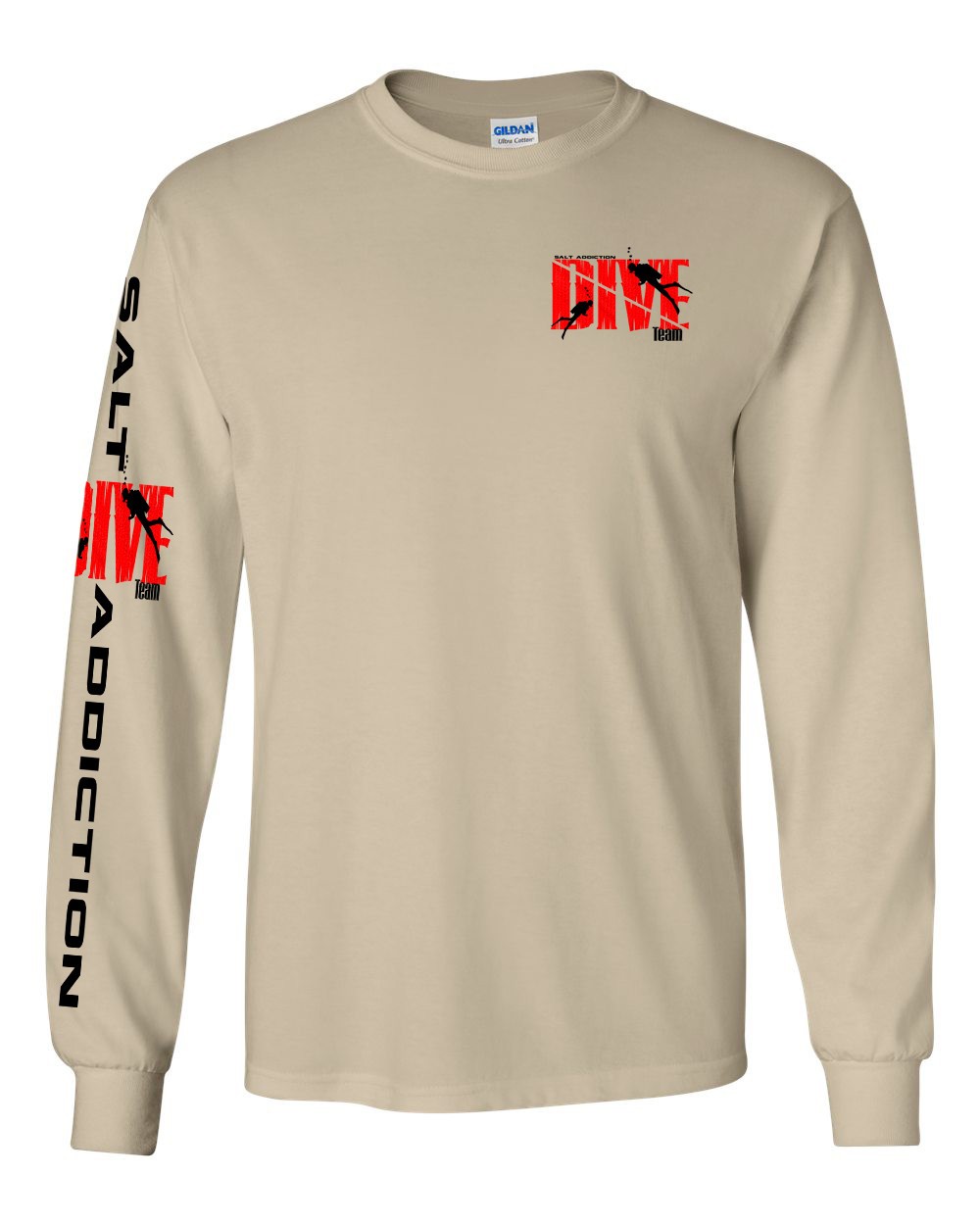 Salt Addiction diving T Shirt dive flag Cotton long sleeve men's apparel gallery
