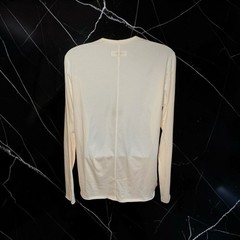 rag & bone Crew Neck Long Sleeve T-Shirt White Solid Men’s Size M