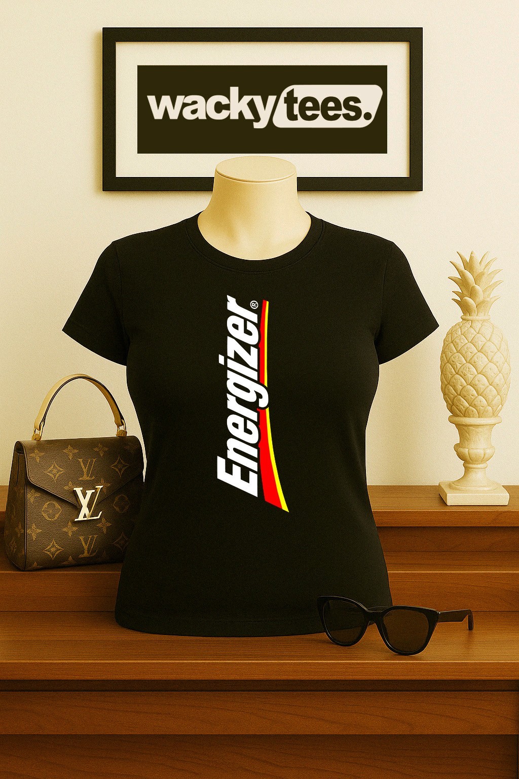 Energizer Bunny Battery Parody Costume Graphic Tee Shirt gallery