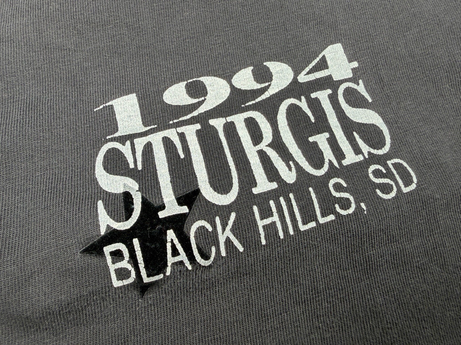 Vintage Diamond Star Sturgis Black Hills Harley 90’s Single Stitch T-Shirt XL gallery