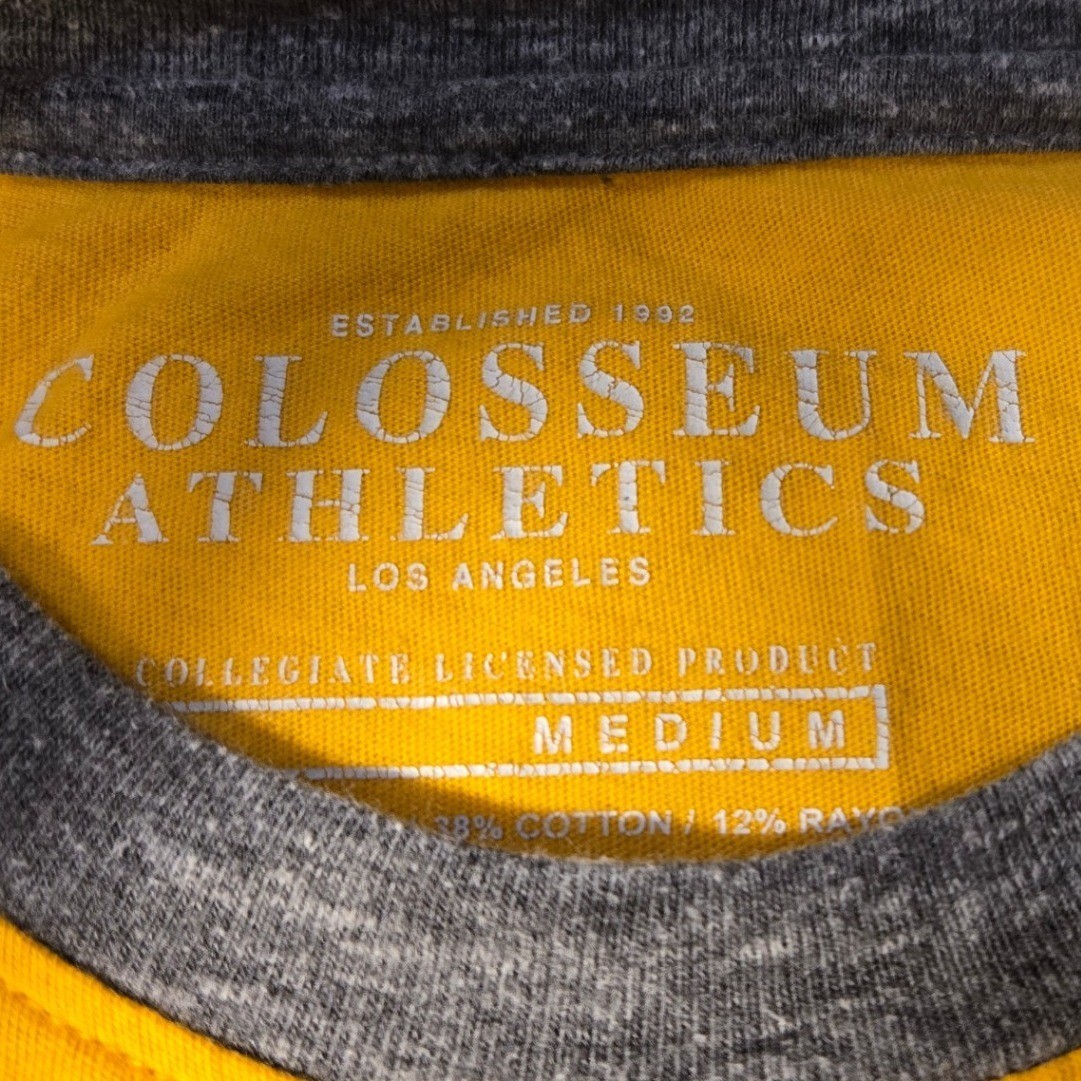 Colosseum Wichita State Shockers Long Sleeve Shirt Gray Yellow WuShock Mens M gallery