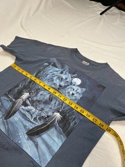 VTG Alaska 90s Mountain Style Snow Wolf Nature Tee M Band Dream Catcher Tribal
