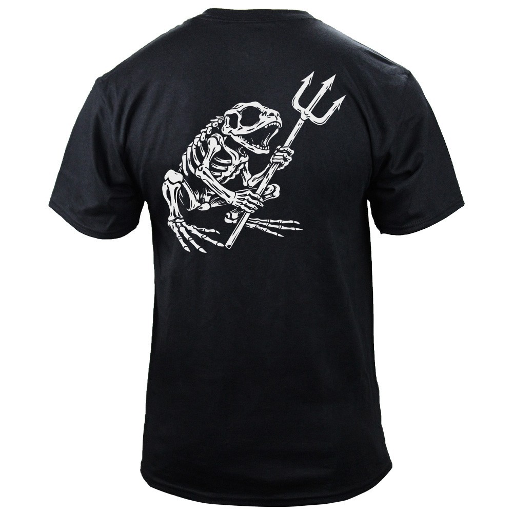Official US Navy Bone Frog LLTB Tri-Blend Shirt – Navy Special Forces Honor Tee
