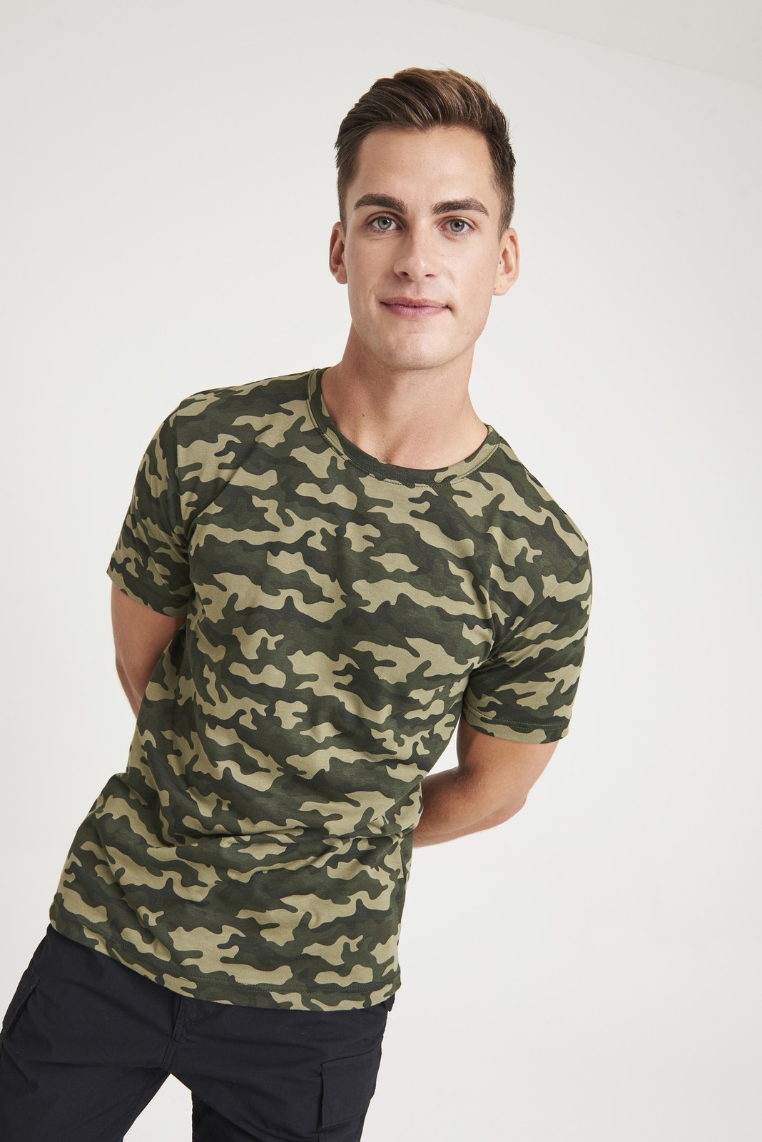 AWDis Just T's Camo T - Modern stylish T, All-over camo print gallery