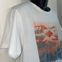 Aeropostale Aztec/Navajo western theme orange/gray/white T-shirt