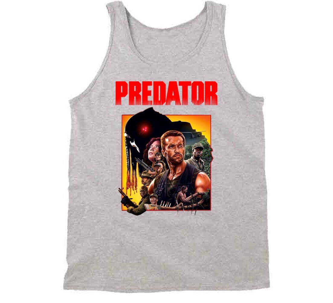 Predetor Action Movie Retro 80's T Shirt gallery