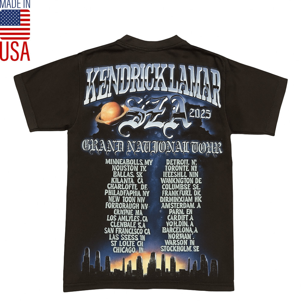 Kendrick Lamar Grand National Tour T-Shirt Size S-5XL Men's Adult gallery
