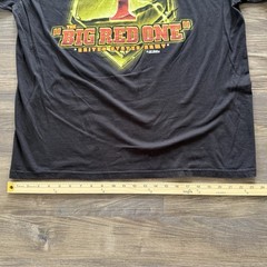 7.62 Designs Black 1st Infantry Graphic US Army Cotton T-Shirt Men’s XL