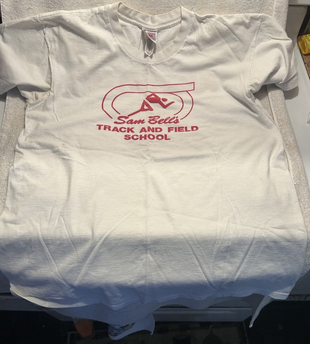 Vtg. T-Shirt Sam Bell’s Track And Field School Nike Just Do It Size XL 1980s-90s