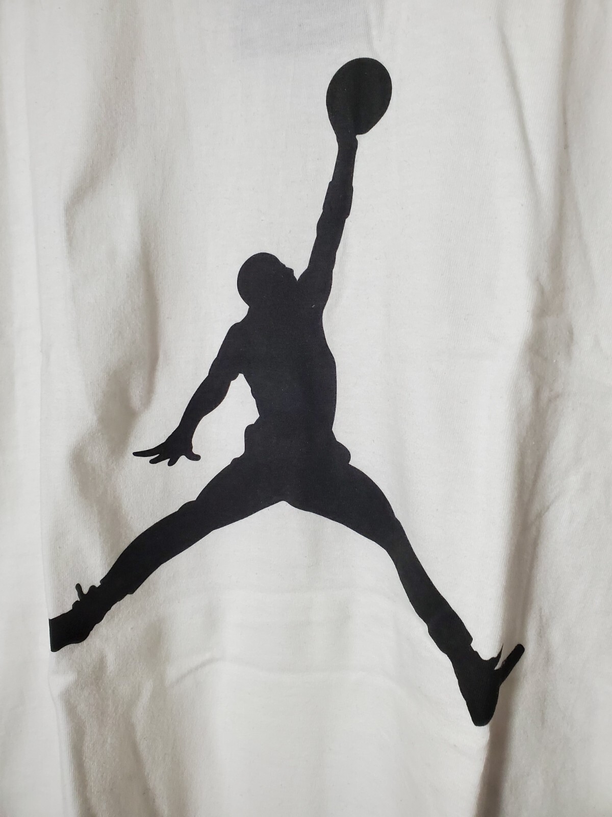 Jordan Jumpman Mens T-Shirt White Black Size M, L, and XL CJ0921-100 gallery