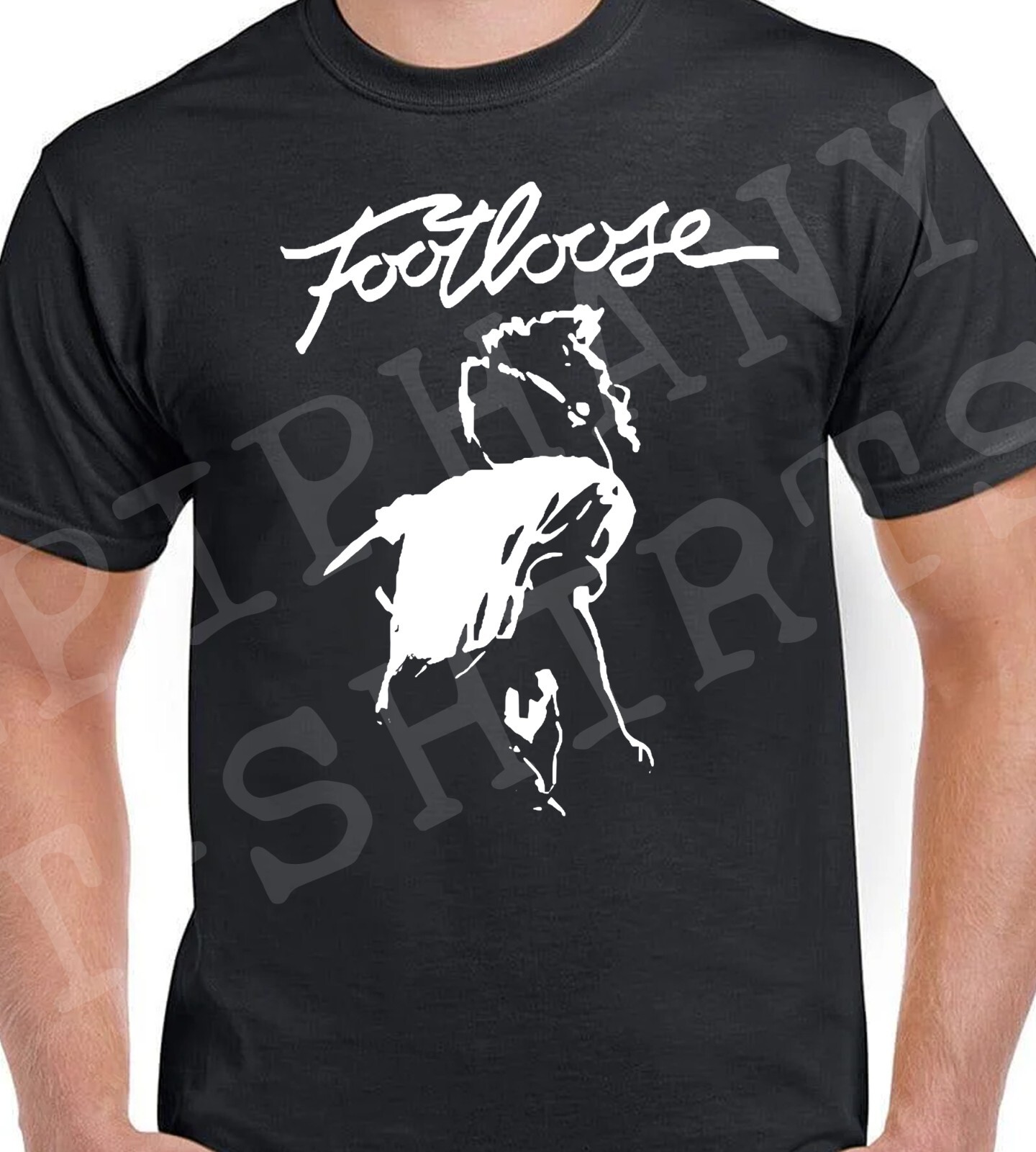 Men's Footloose T-Shirt retro 80's movie I love the 80's Kevin Bacon Gift Party gallery