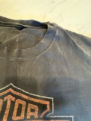 VTG ‘98 Harley-Davidson Motorcycles Badge Logo T-shirt Sz L Black Biker Chopper