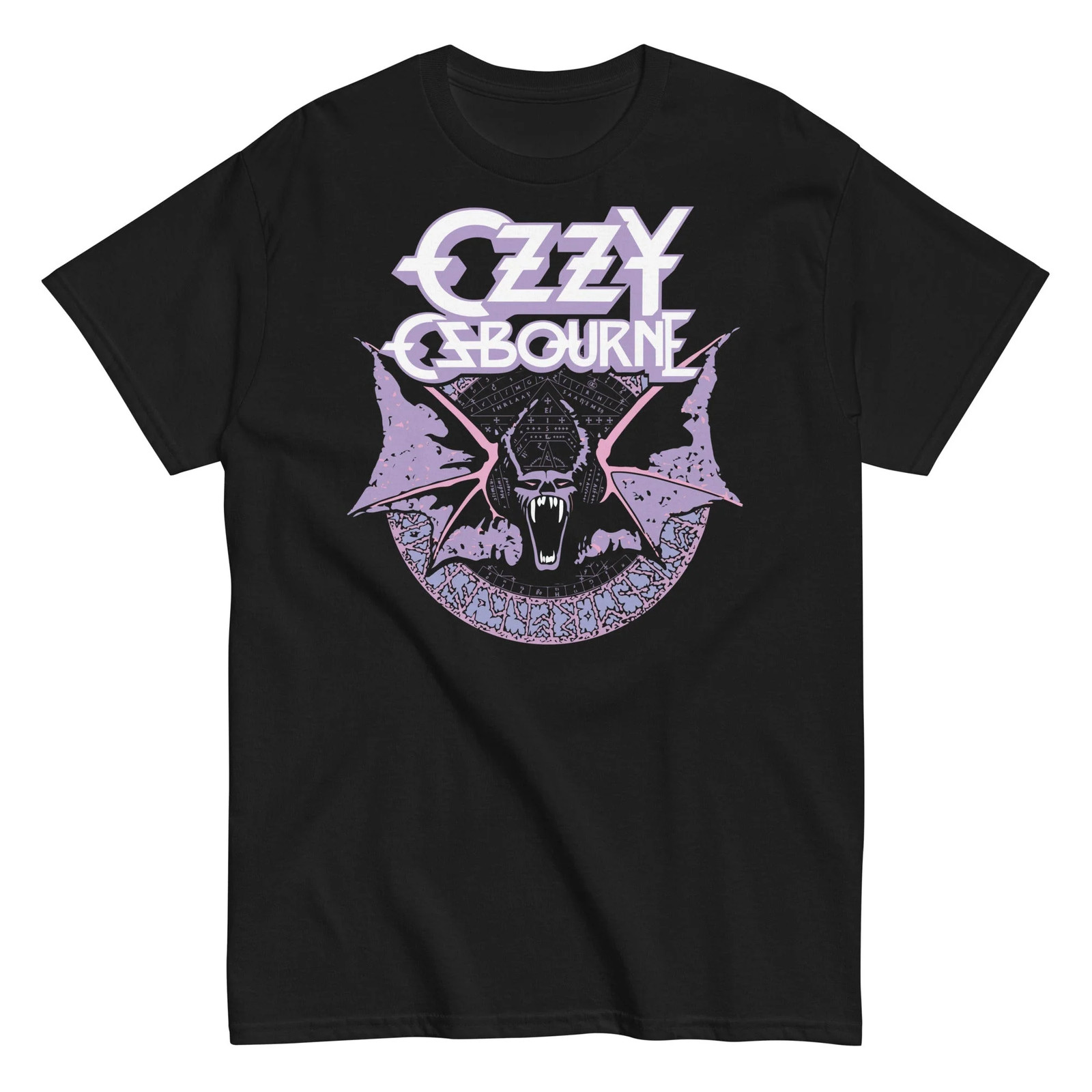 Ozzy Osbourne Purple Bat Officially Licensed Mens T Shirt Black gallery
