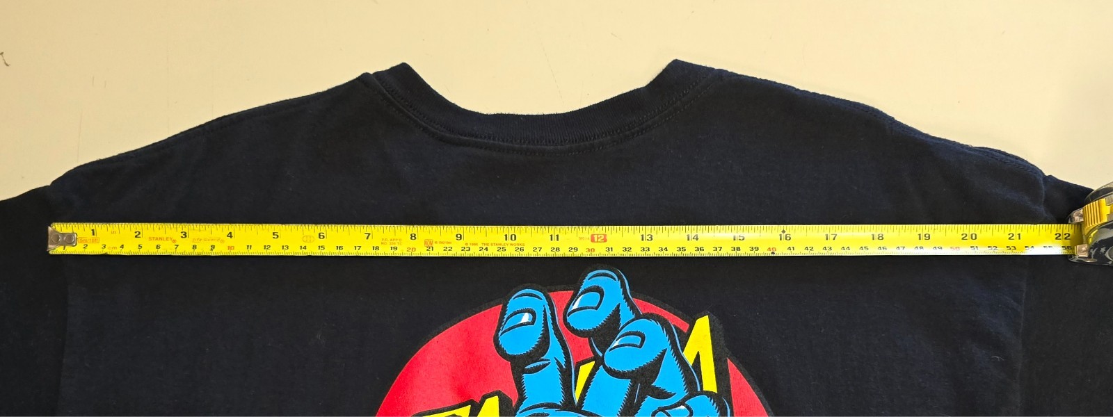 Santa Cruz Skateboards Screaming Hand Dot Graphic T-shirt XL Black Short Sleeve gallery