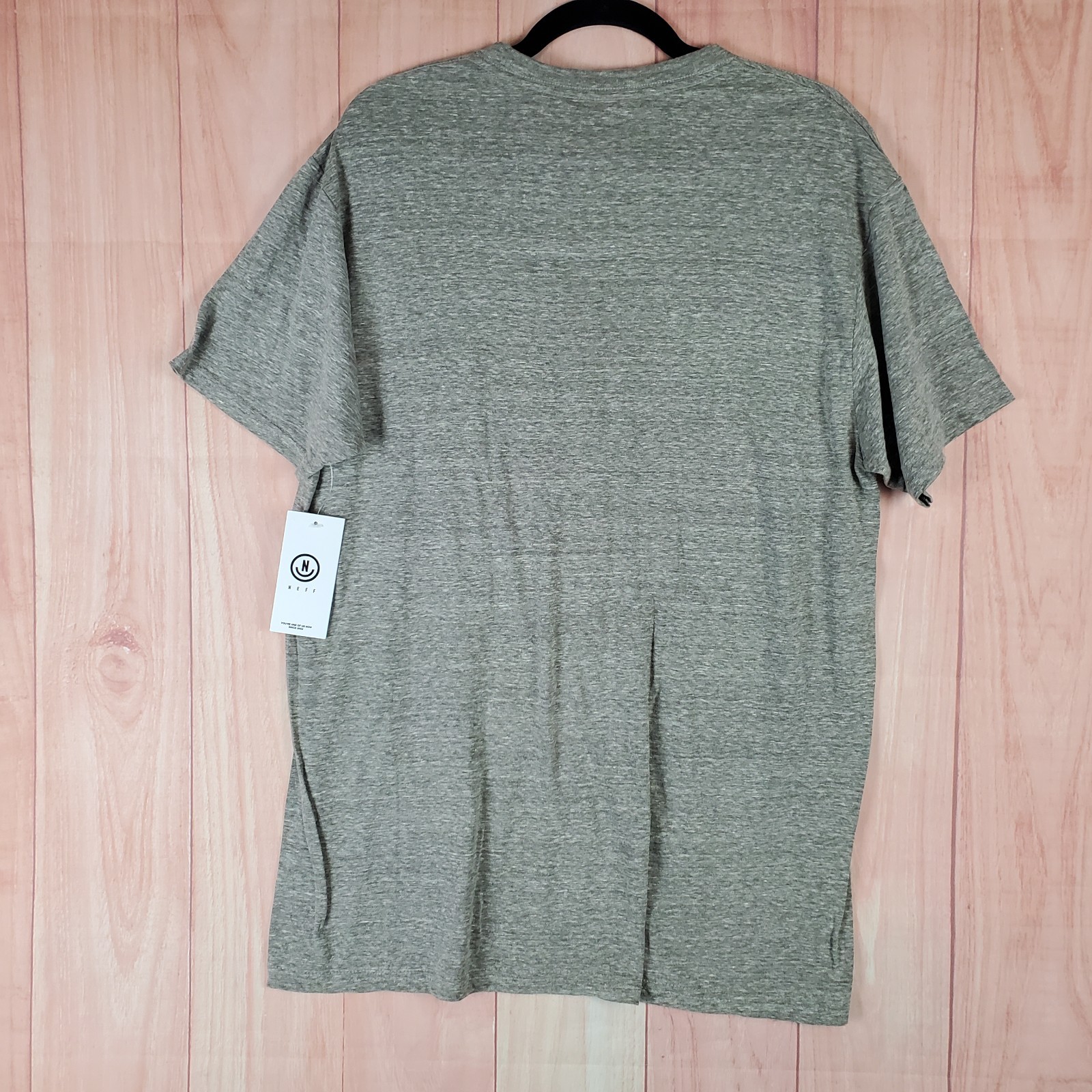 Neff Mens Shirt Large Gary 100% Cotton Crew Neck Short Sleeve Pullover Outdoor gallery