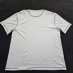 Reel Legends Reel Tec Gray Short Sleeve Performance T-Shirt Men’s L
