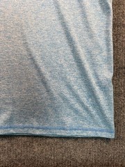 Flag & Anthem MadeFlex Henley T-Shirt Blue Sz M Stretch Moisture Wicking Stretch