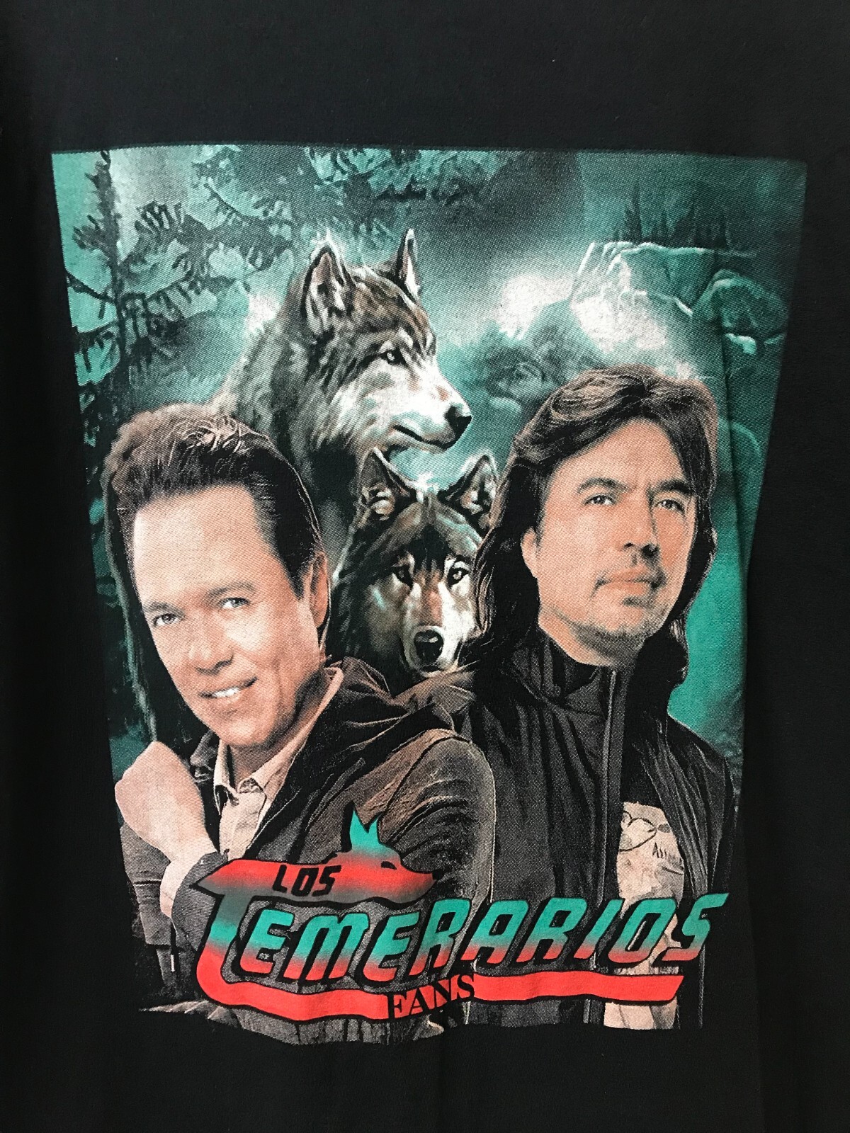 Los Temerarios Shirt Mens XL Black Hasta Siempre Tour 2023 Concert Album Tee