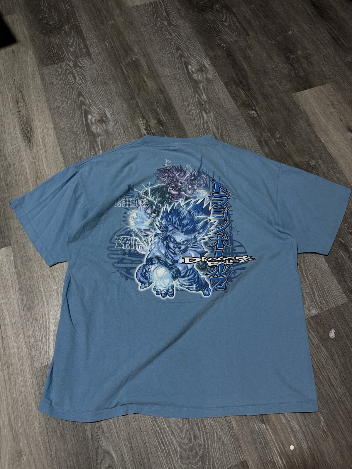 Dragon Ball Z Men's T-Shirt Blue, Graphic Print, Short Sleeve Size XL gallery