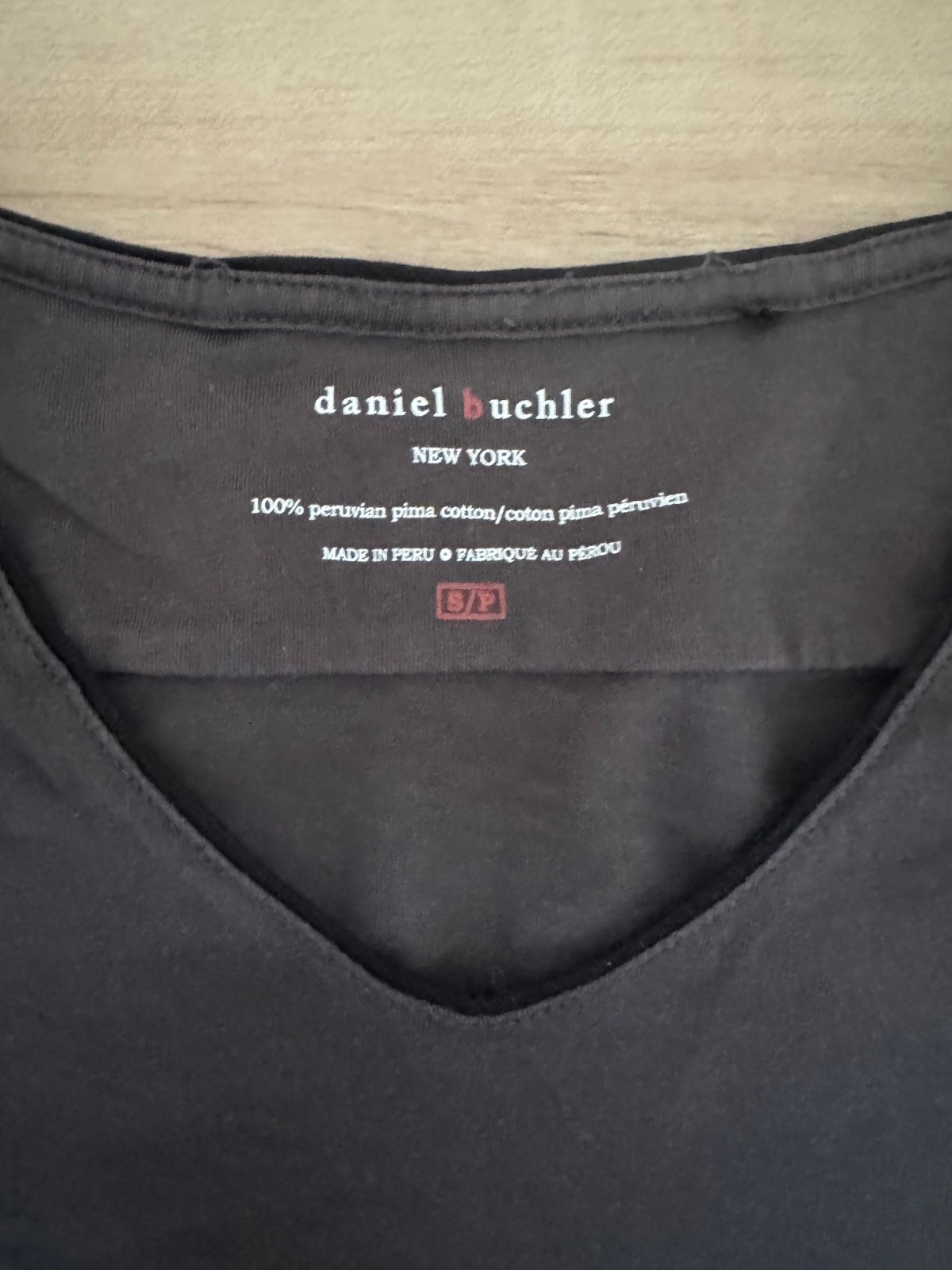 Daniel Buchler T Shirt Mens S BLue Short Sleeve Classic Collar gallery