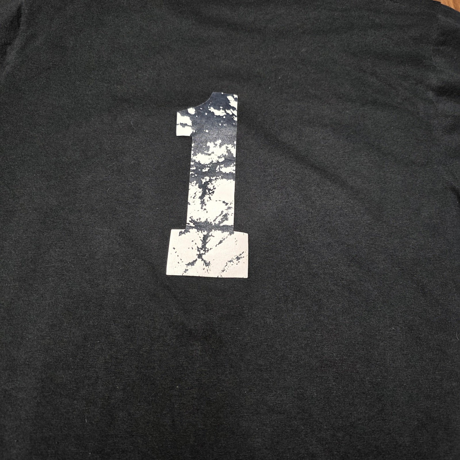 Vintage Sox Shirt Mens Small Black Fruit Of The Loom Number 1 Baseball 90s USA gallery