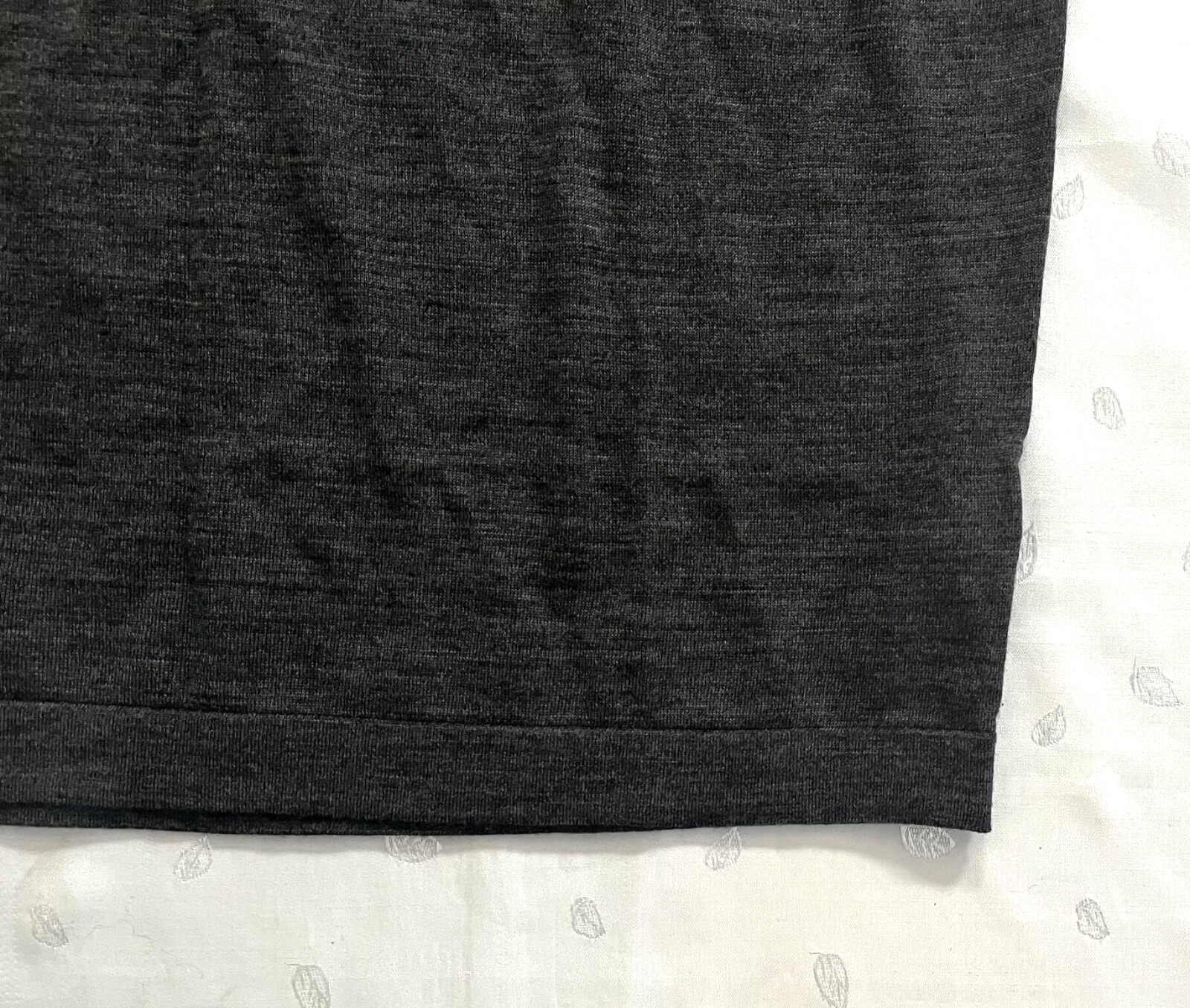 NWT $99 Massimo Dutti Wool lyocell blend Tee Shirt in Dark Gray Men's Size M gallery