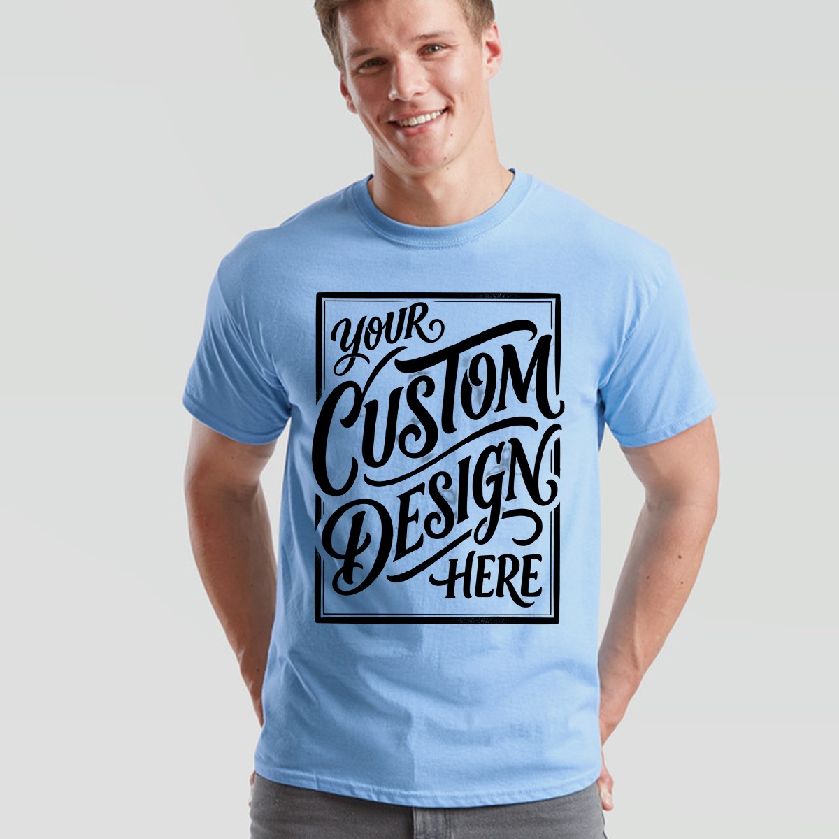 Personalised Unisex T Shirt Customized With Photo Text Logo Graphic Tee gallery