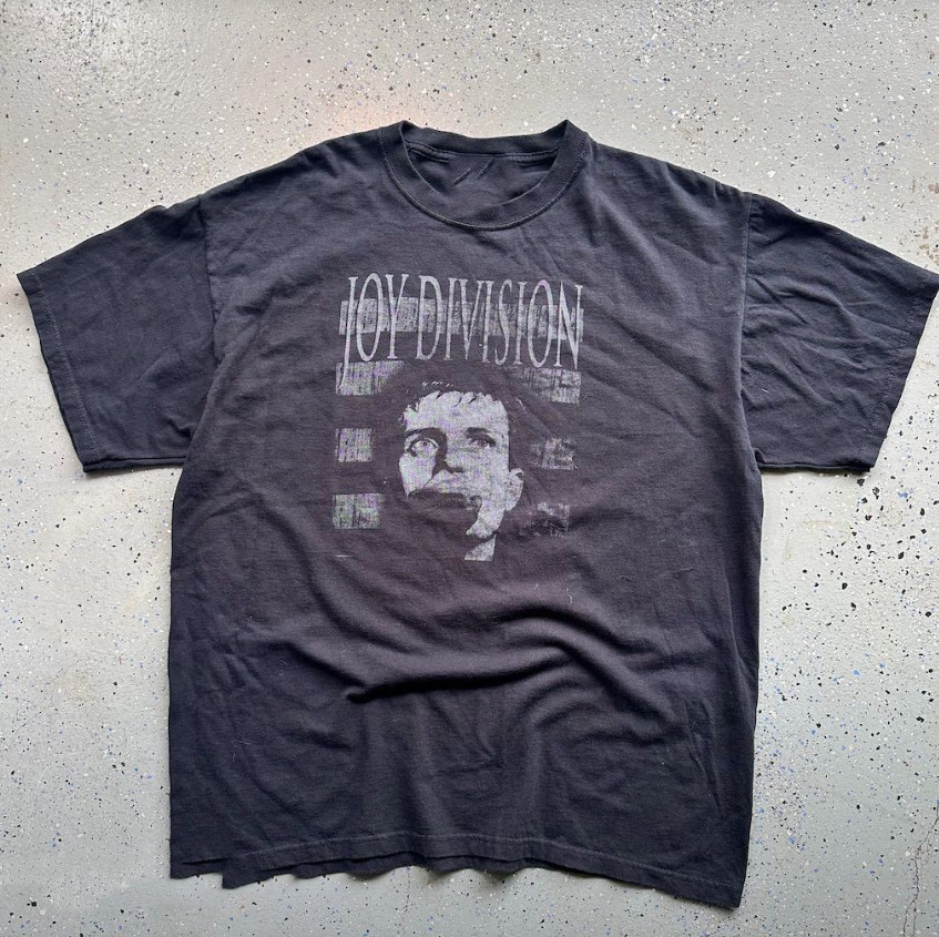VTG Joy Division Band Tee Shirt Black Graphic gallery