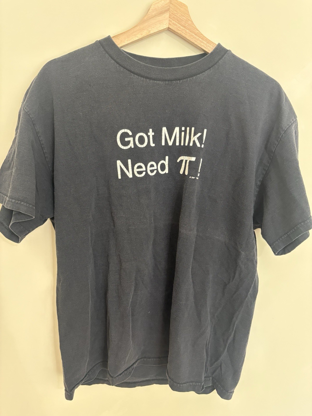 Vintage Shirt Mens L Black Y2K Discovery Channel TV Promo Tee Got Milk Y2K T583 gallery