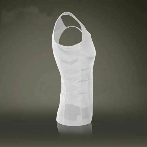 US Men Durable Body Toning Shirt Belly Torso Vest Compression Underwear Tank Top gallery
