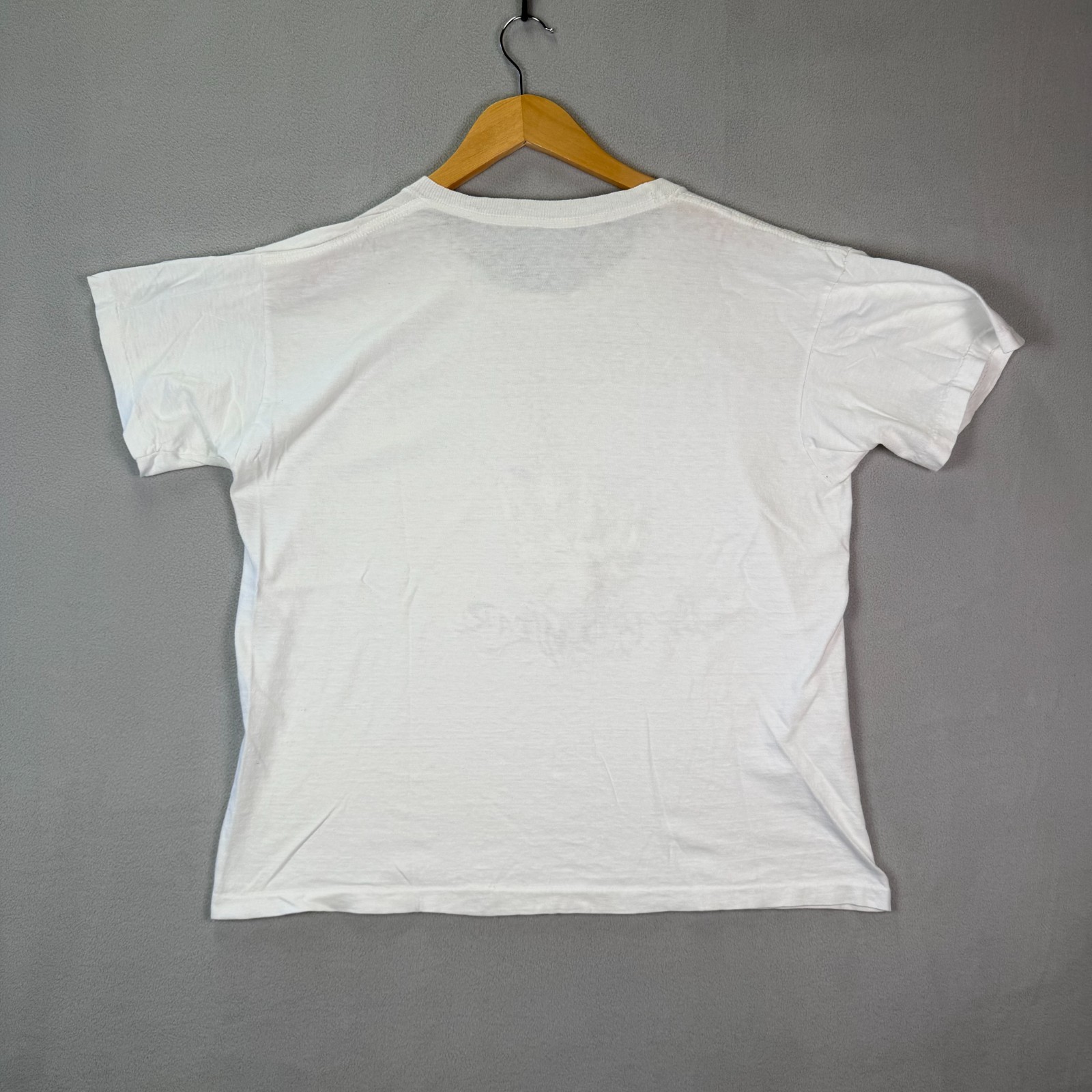 VTG Middle Finger T Shirt M 21x23 Surf Skate Grunge Single Stitch Boxy 80s gallery