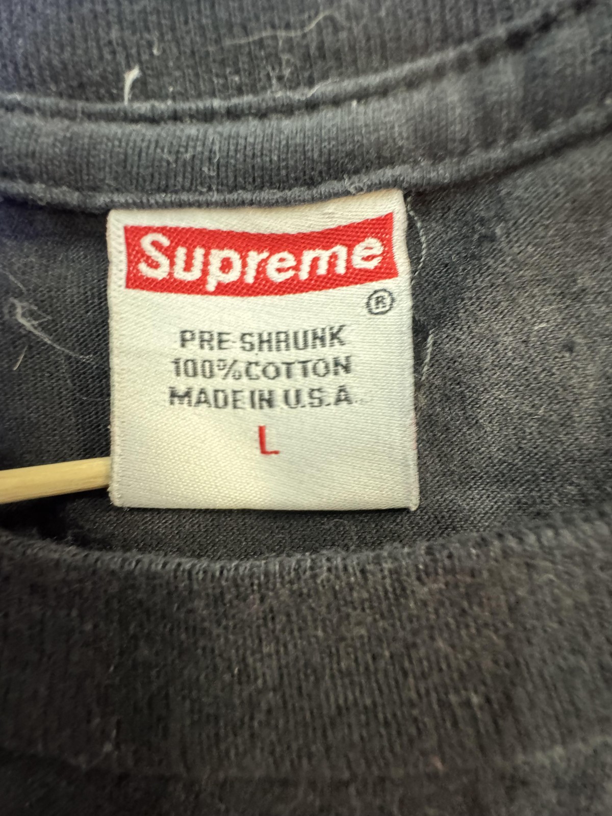 Supreme Shirt Mens Large Black Orange Box Logo San Francisco Market Street Tee gallery