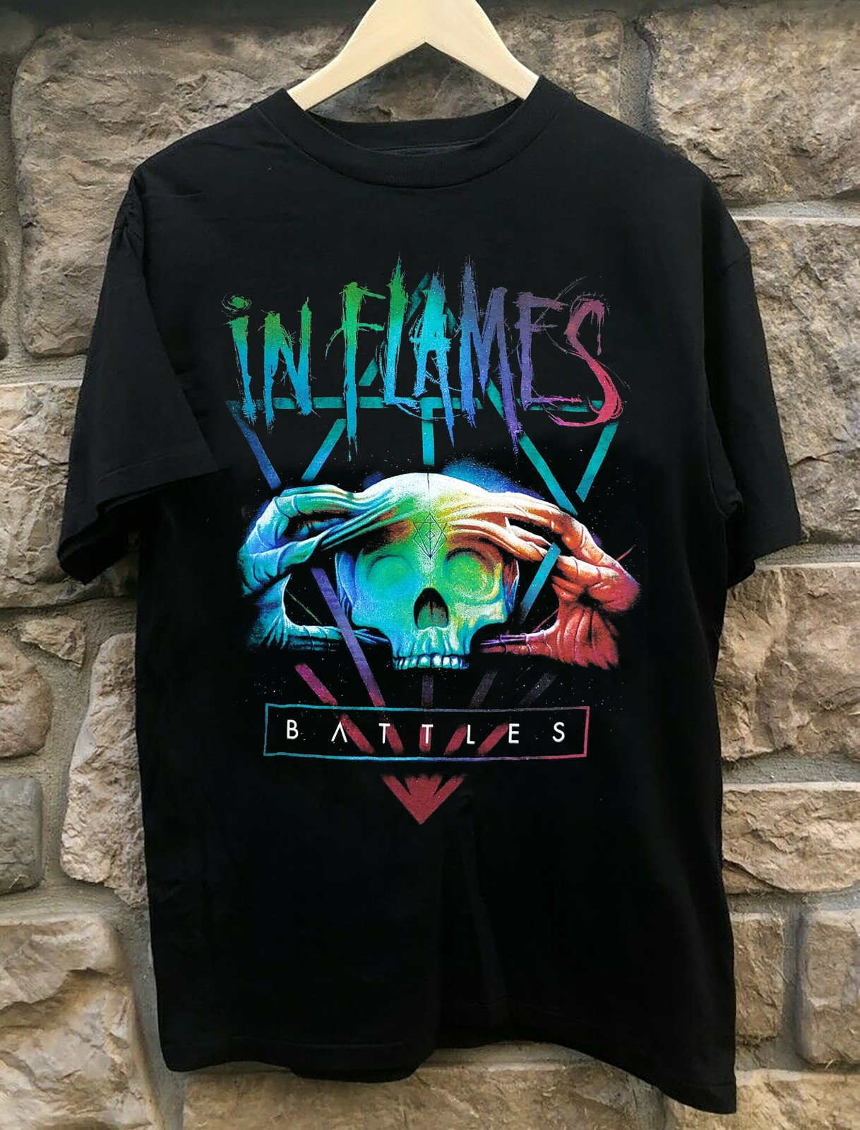 Inspired In Flames Battles Gift For Fan Black All Size Unisex T-Shirt