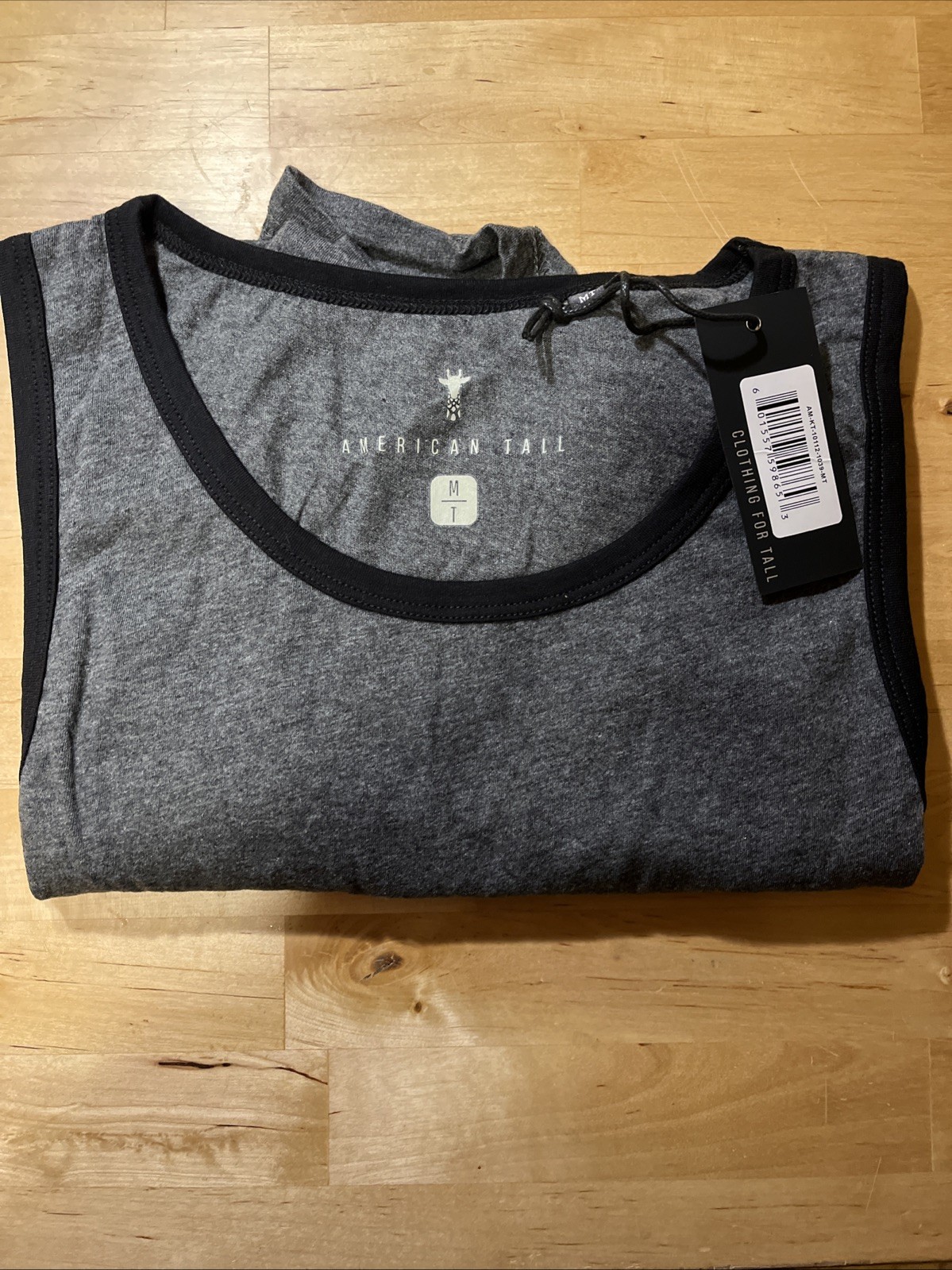 American Tall Tank Top Mens Medium Dark Grey NWT gallery
