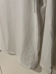 DSG Men’s Cold Weather Compression Crew Neck Top White Base Layer Size Large