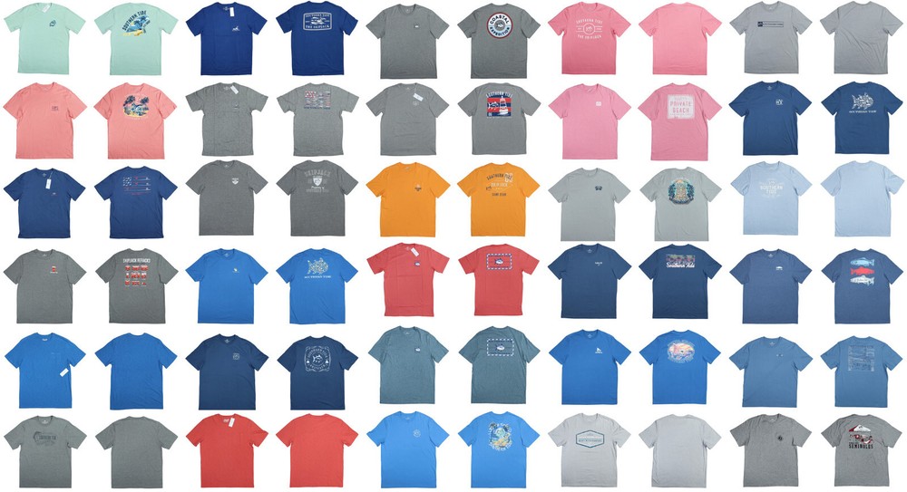 Southern Tide Graphic Print Short Sleeve Crew Neck Men’s T-Shirt NWT Pick Style
