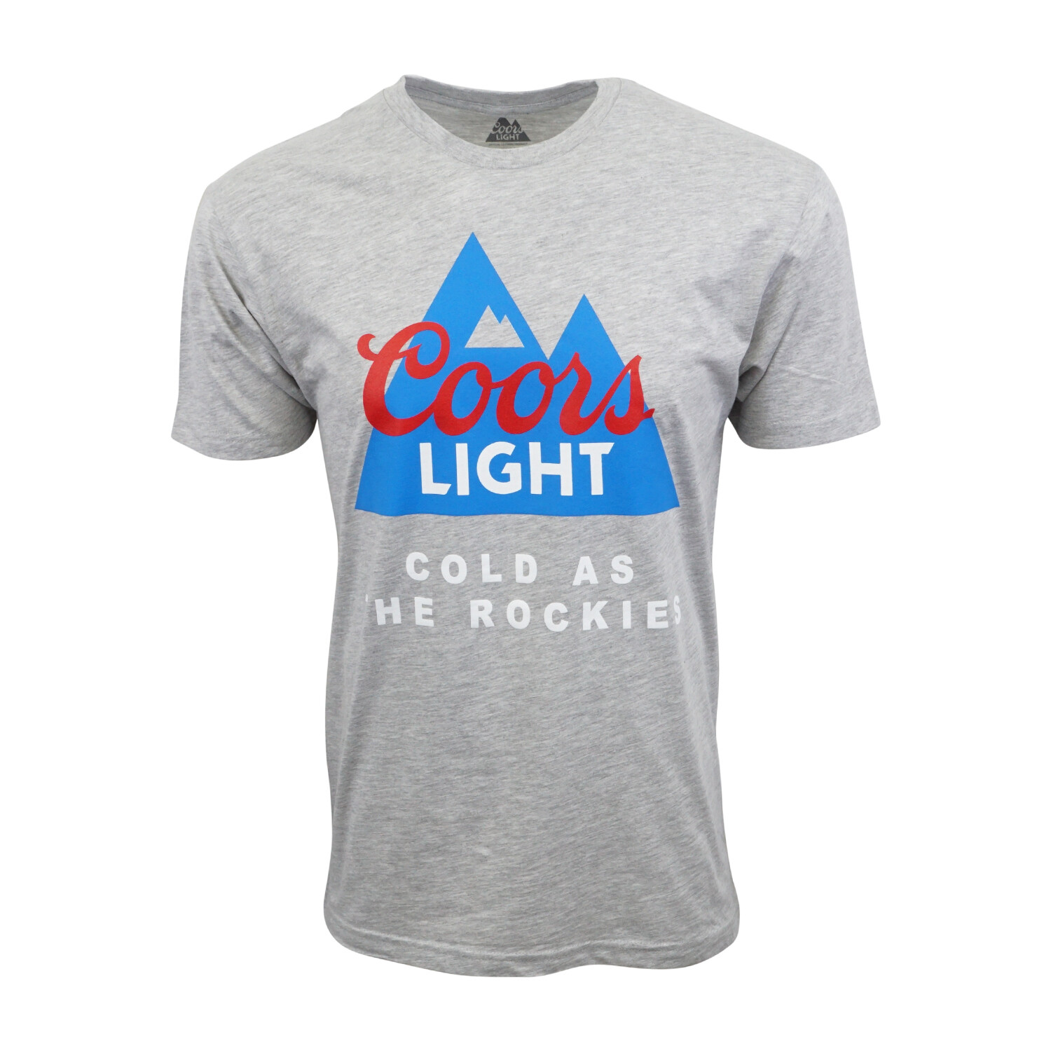 COORS LIGHT COLD AS THE ROCKIES T SHIRT OFFICIAL ITEM GRAY gallery